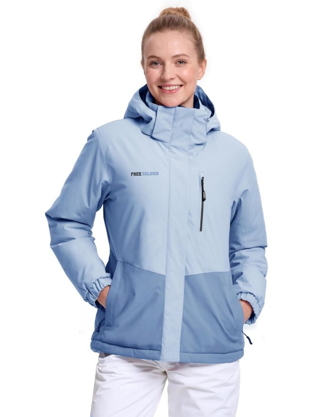 Women's Winter Ski Jacket - Fleece Lined, Waterproof, Warm Outdoor Coat